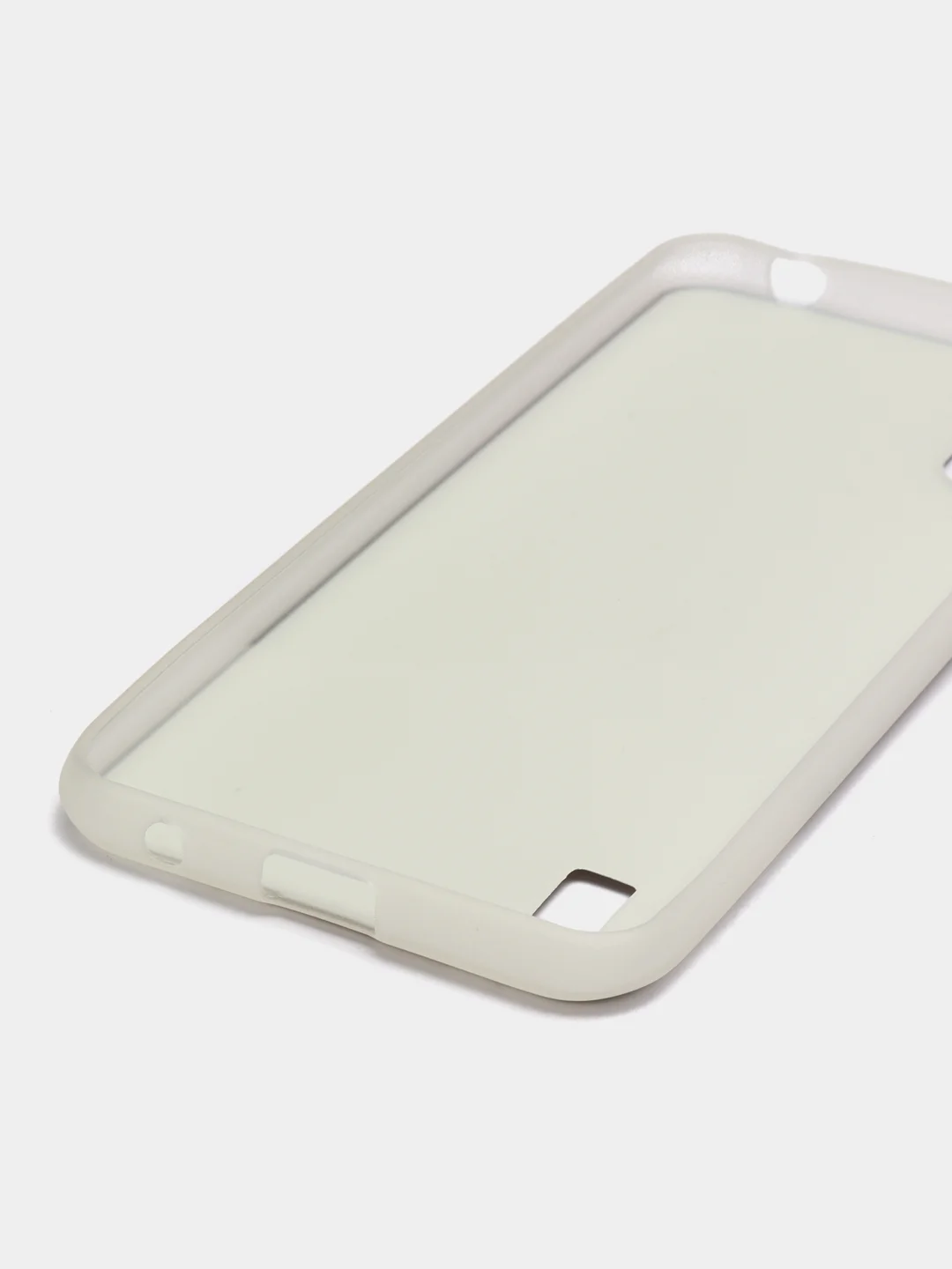 Серебряный чехол на ZTE Blade A51 lite/Blade A5 (2020) / ЗТЕ Блэйд А51 Лайт прозрачный, с рисунком