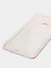 Желтый силиконовый чехол на Honor 9A / Хонор 9А прозрачный, с рисунком, защита камеры