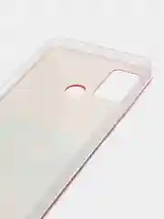 Желтый силиконовый чехол на Honor 9A / Хонор 9А прозрачный, с рисунком, защита камеры