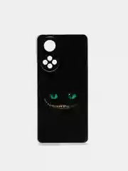 Черный чехол на Huawei Nova 9/Honor 50 / Хуавей Нова 9/Хонор 50 прозрачный, с рисунком