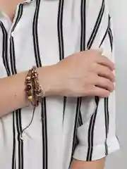 Серебряный браслет-оберег