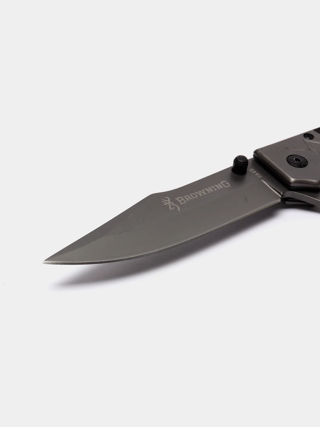 Нож Browning FA46 складной туристический, сталь 440С, Liner Lock, рукоять G10 черная