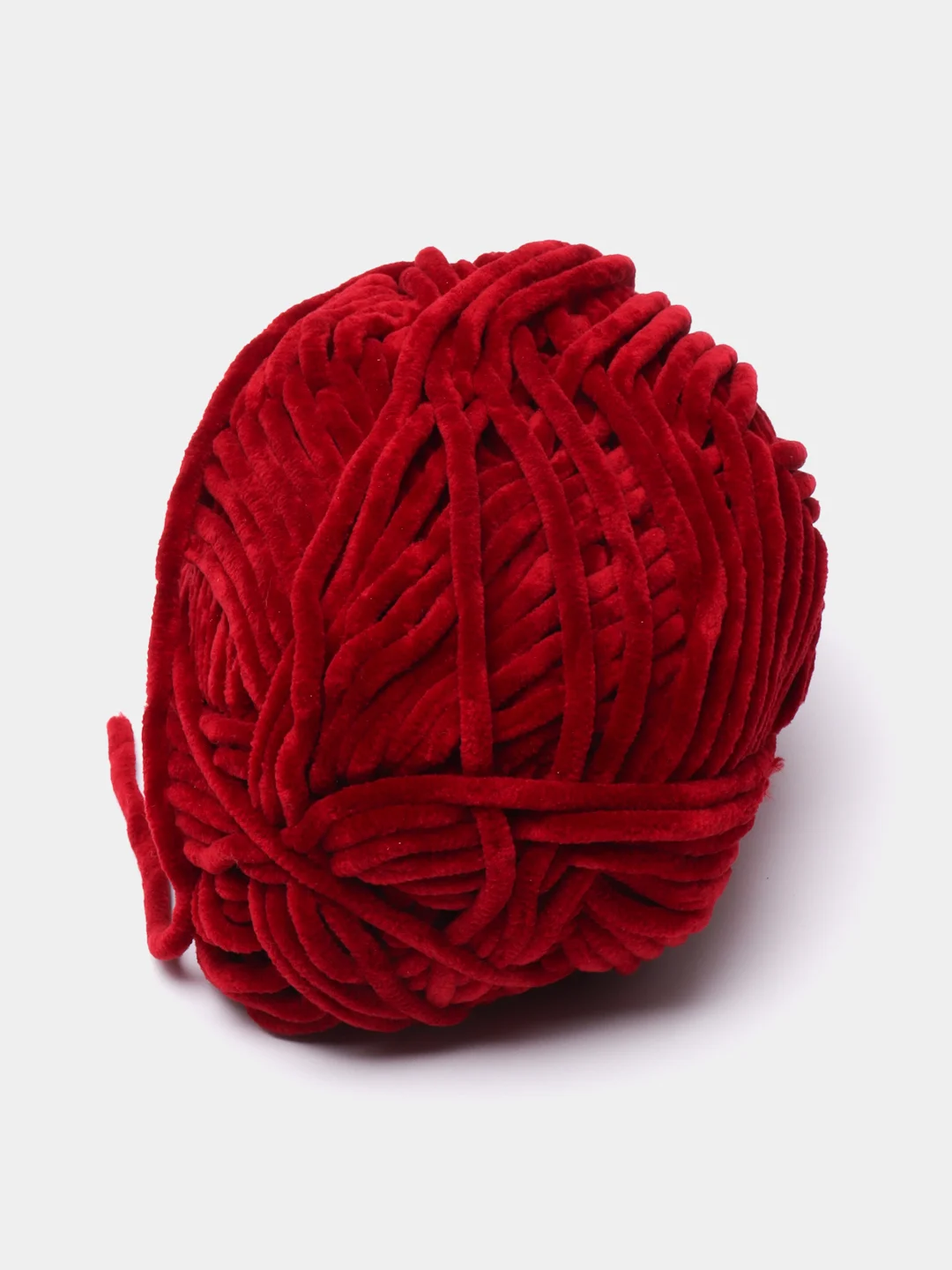 Бордовый пряжа плюшевая YarnArt Dolce