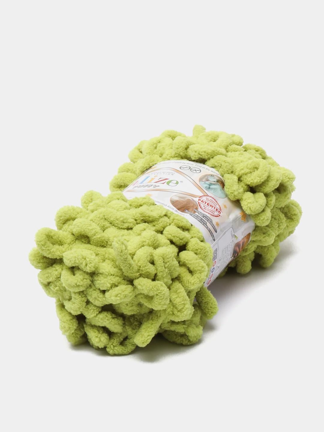Слоновая кость пряжа с большими петельками Puffy Alize (Ализе Пуффи), разные цвета
