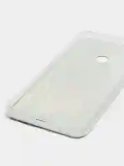 Тёмно-серый силиконовый чехол на Honor 8X / Хонор 8Х прозрачный, с рисунком, защита камеры