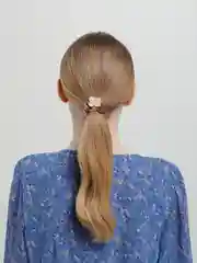 Хаки резинка для волос, бархатная