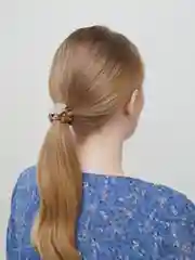 Хаки резинка для волос, бархатная