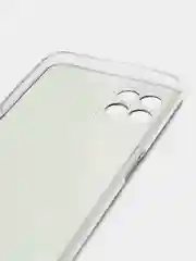 Хром силиконовый чехол на Realme 8i / Реалми 8i прозрачный, с рисунком, защита камеры