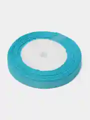 Бирюзовый лента репсовая 12 мм длина 18 м