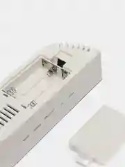 Зеленый электронные настольные LED часы - будильник с зеркальным дизайном термометр