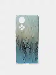 Небесно-голубой чехол на Huawei Nova 9/Honor 50 / Хуавей Нова 9/Хонор 50 прозрачный, с рисунком