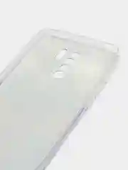 Синий силиконовый чехол на Xiaomi Redmi 9 / Сяоми Редми 9 прозрачный, с рисунком, защита камеры