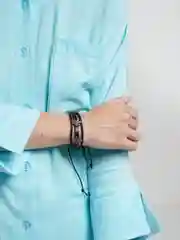 Серый браслет