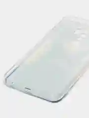 Синий меланж силиконовый чехол на Xiaomi Redmi 9 / Сяоми Редми 9 прозрачный, с рисунком, защита камеры