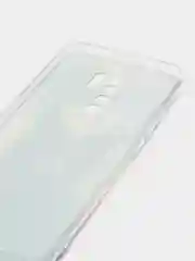 Синий меланж силиконовый чехол на Xiaomi Redmi 9 / Сяоми Редми 9 прозрачный, с рисунком, защита камеры