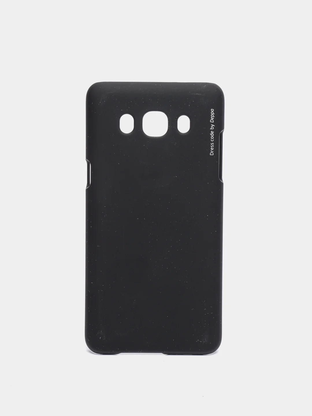 Черный пластиковый чехол тонкий для Samsung J5 2016 / A5 2016 / A7 2016