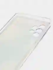 Ледяной силиконовый чехол на Samsung Galaxy A52/A52s / Самсунг А52/A52s прозрачный, с рисунком