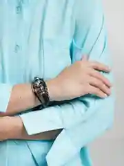 Угольный браслет