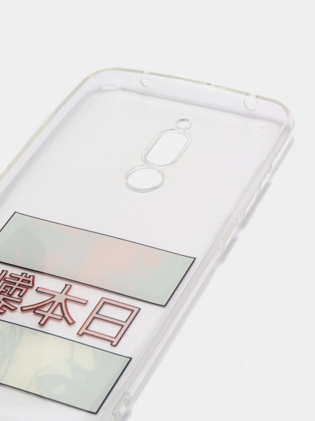 Алый силиконовый чехол на Xiaomi Redmi 8 / Сяоми Редми 8 прозрачный, с рисунком, защита камеры