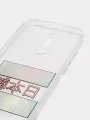 Алый силиконовый чехол на Xiaomi Redmi 8 / Сяоми Редми 8 прозрачный, с рисунком, защита камеры
