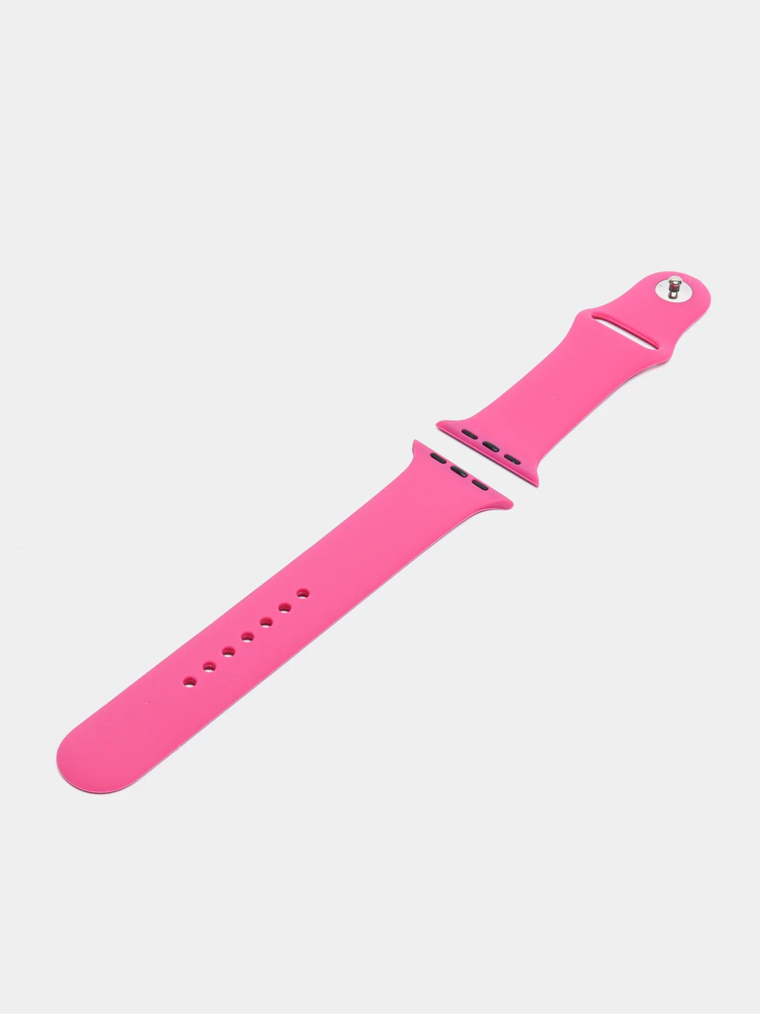 Вишнёвый ремешок для Apple Watch 38 мм / 40 мм / 42 мм / 44 мм , размер M, силиконовый