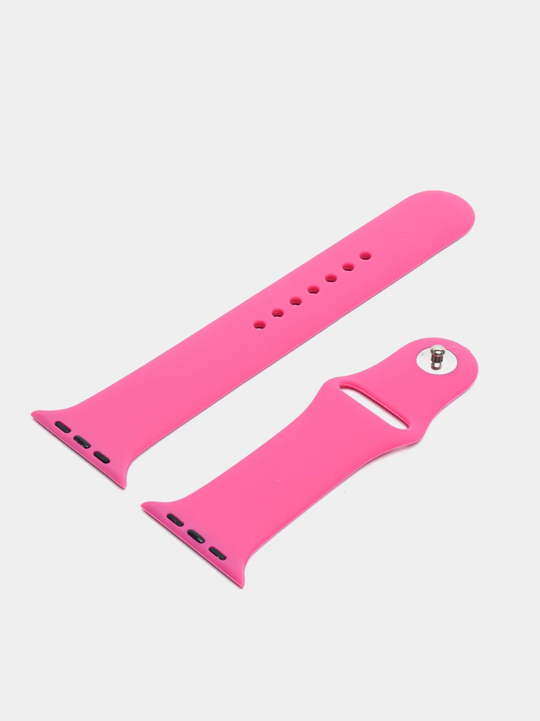 Вишнёвый ремешок для Apple Watch 38 мм / 40 мм / 42 мм / 44 мм , размер M, силиконовый