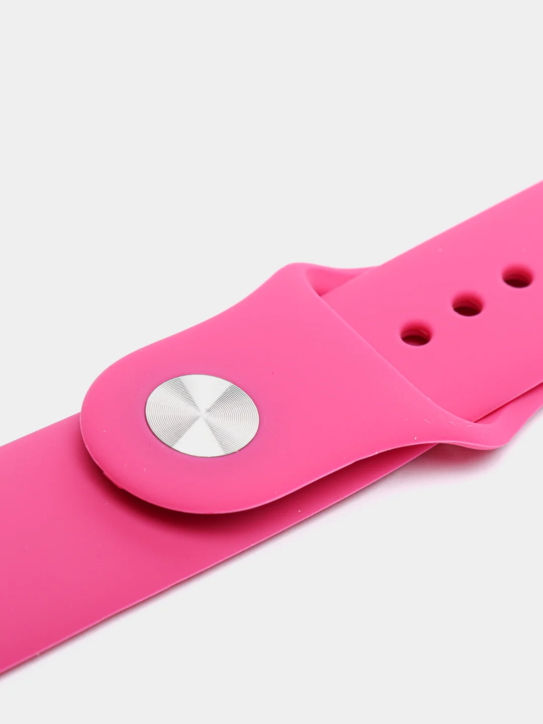 Вишнёвый ремешок для Apple Watch 38 мм / 40 мм / 42 мм / 44 мм , размер M, силиконовый