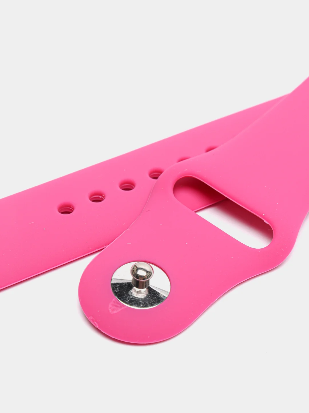 Вишнёвый ремешок для Apple Watch 38 мм / 40 мм / 42 мм / 44 мм , размер M, силиконовый