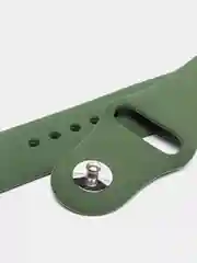 Зелёный хаки ремешок для Apple Watch 38 мм / 40 мм / 42 мм / 44 мм , размер M, силиконовый