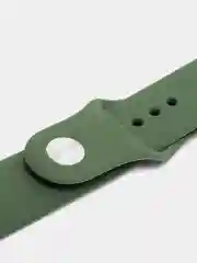 Зелёный хаки ремешок для Apple Watch 38 мм / 40 мм / 42 мм / 44 мм , размер M, силиконовый