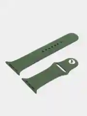 Зелёный хаки ремешок для Apple Watch 38 мм / 40 мм / 42 мм / 44 мм , размер M, силиконовый