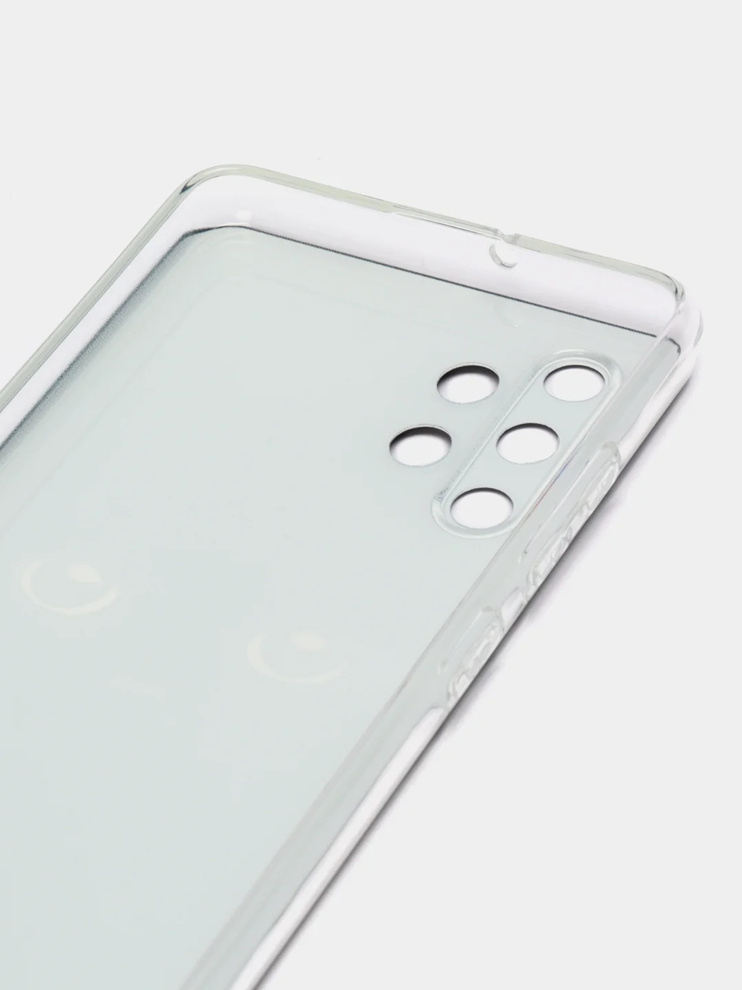 Шоколадный силиконовый чехол на Samsung Galaxy A32 / Самсунг А32 прозрачный с рисунком, защита камеры