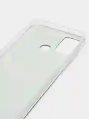 Угольный силиконовый чехол на Honor 9A / Хонор 9А прозрачный, с рисунком, защита камеры