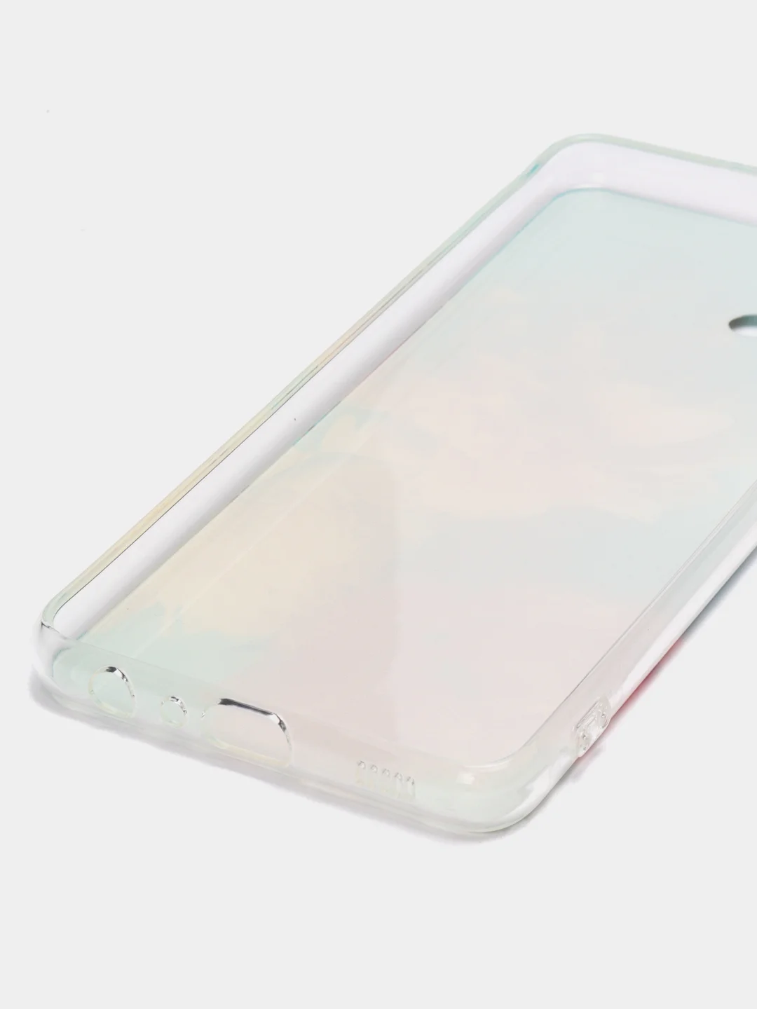 Конфетный силиконовый чехол на Samsung Galaxy A32 / Самсунг А32 прозрачный с рисунком, защита камеры