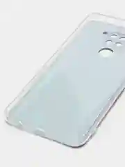 Бирюзовый силиконовый чехол на Xiaomi Redmi 10X/Redmi Note 9 / Сяоми Редми Нот 9/10X прозрачный