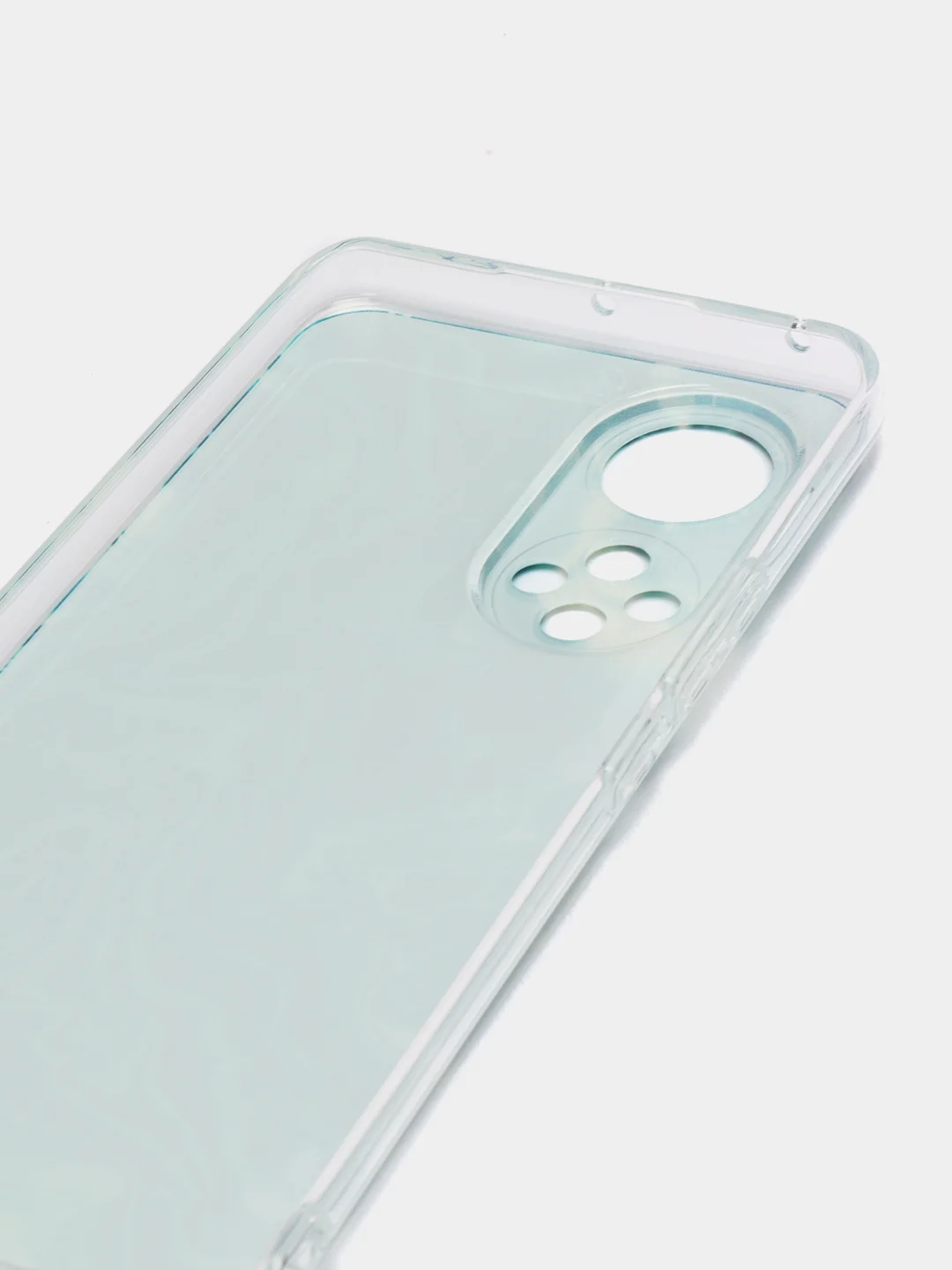 Тёмно-бирюзовый чехол на Huawei Nova 9/Honor 50 / Хуавей Нова 9/Хонор 50 прозрачный, с рисунком