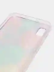 Фуксия силиконовый чехол на Samsung Galaxy A10 / Самсунг А10 прозрачный с рисунком, защита камеры