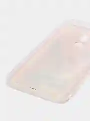 Оранжевый силиконовый чехол на Xiaomi Redmi 8 / Сяоми Редми 8 прозрачный, с рисунком, защита камеры