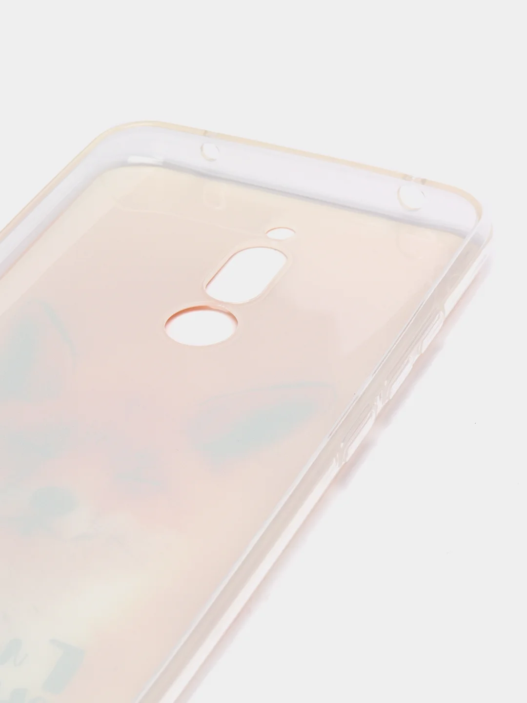 Оранжевый силиконовый чехол на Xiaomi Redmi 8 / Сяоми Редми 8 прозрачный, с рисунком, защита камеры