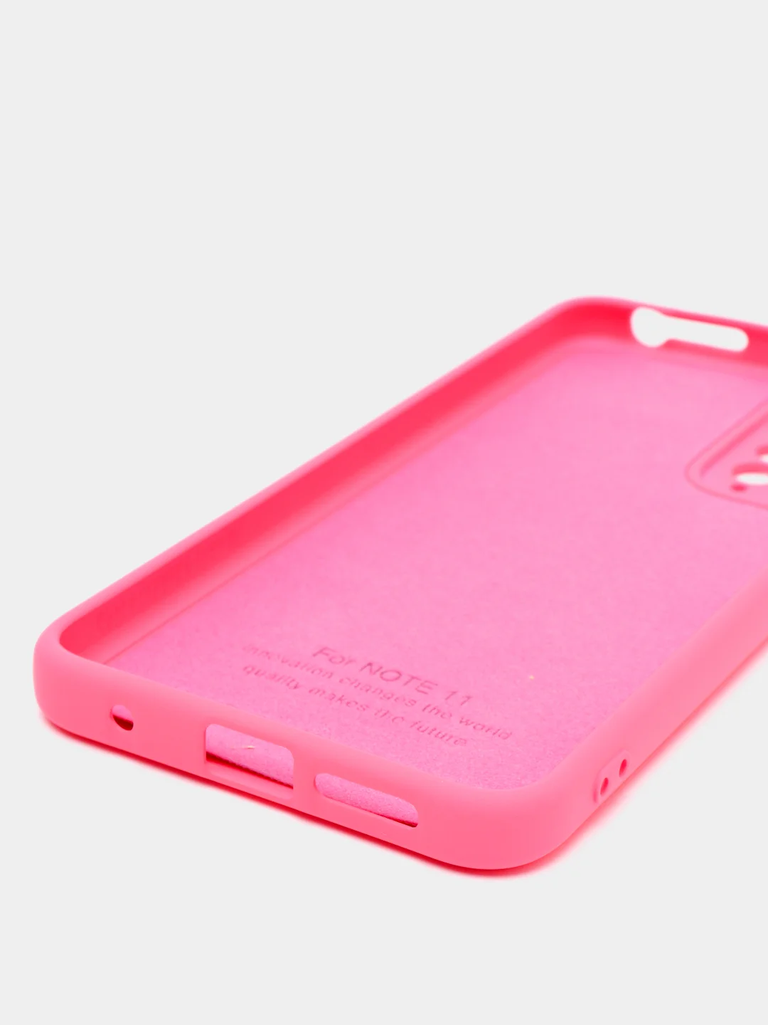 Тёмно-розовый чехол силиконовый Xiaomi Redmi Note 11 4G, Redmi Note 11S, Сяоми Редми Нот 11 4G, 11С