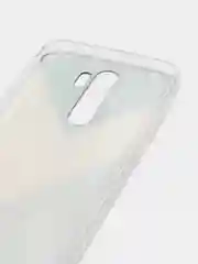 Пастельно-коралловый силиконовый чехол на Xiaomi Redmi Note 8 Pro / Сяоми Редми Нот 8 Про прозрачный с рисунком