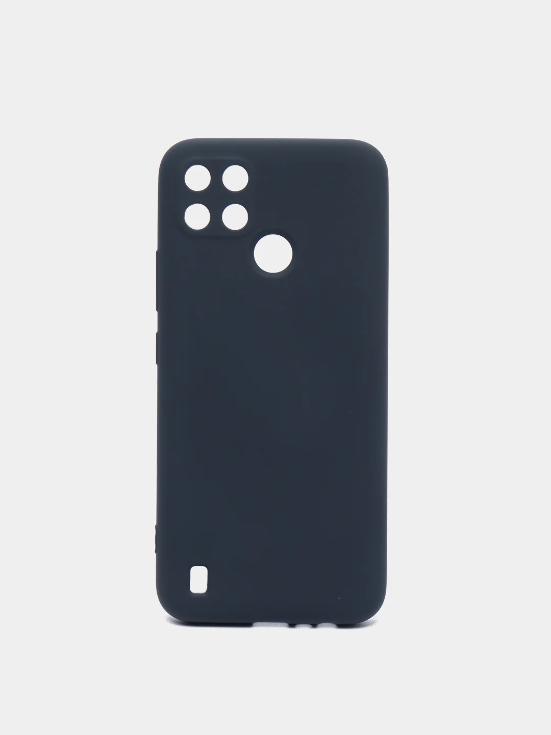 Темно-синий чехол силиконовый для Realme C21Y, Realme C25Y Реалми С21У / С25У Silicone Cover