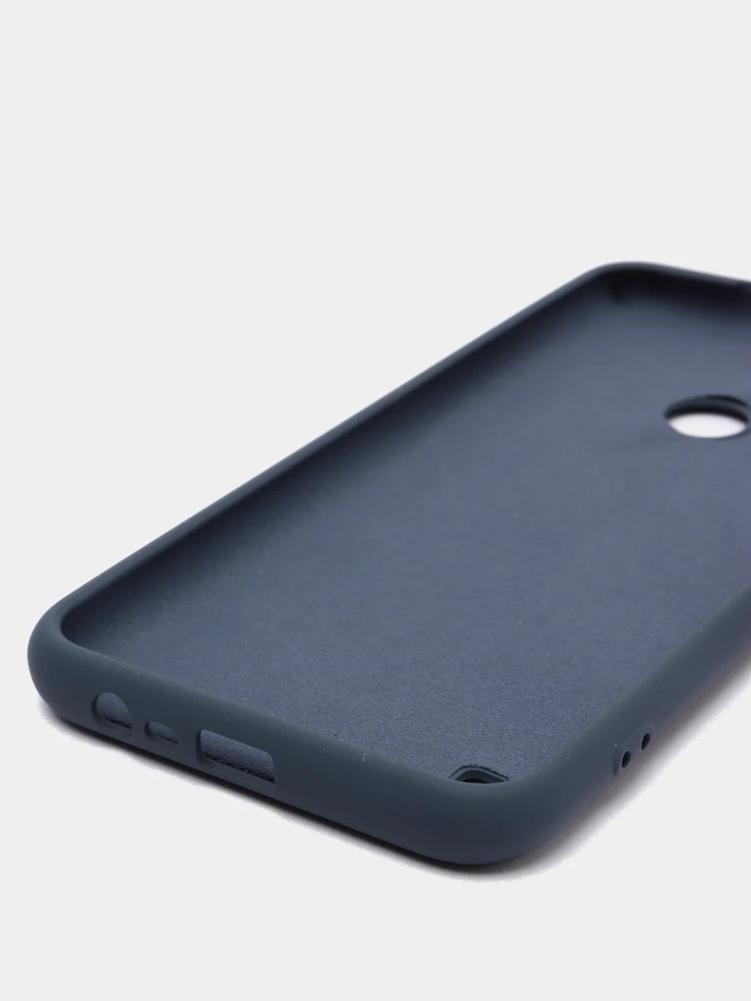 Темно-синий чехол силиконовый для Realme C21Y, Realme C25Y Реалми С21У / С25У Silicone Cover