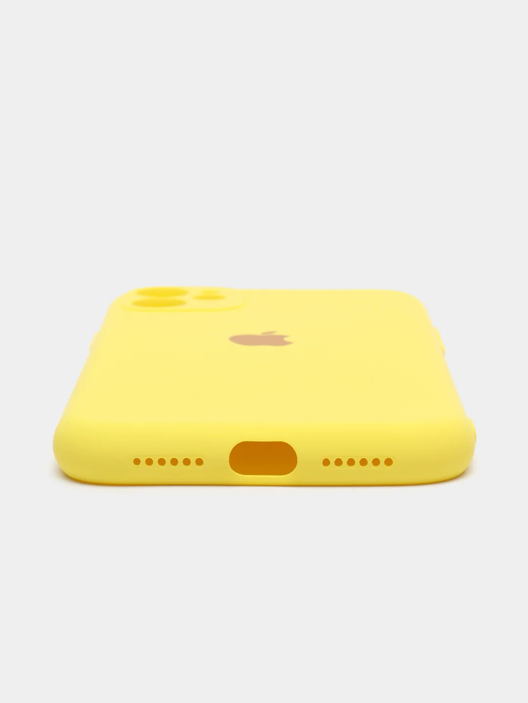 Горчичный чехол на iPhone 11, 13, 12, XR, Pro, Max, Mini, бархатный