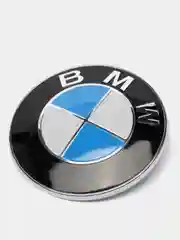 Синий эмблема для автомобилей BMW, передняя, задняя, 82 мм, 74 мм