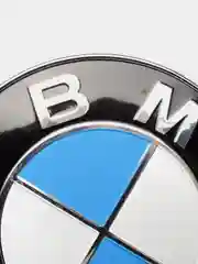 Синий эмблема для автомобилей BMW, передняя, задняя, 82 мм, 74 мм