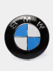 Синий эмблема для автомобилей BMW, передняя, задняя, 82 мм, 74 мм