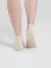 Бежевый носки женские, короткие