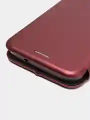 Пурпурный чехол книжка на Samsung Galaxy S7, Самсунг Галакси С7