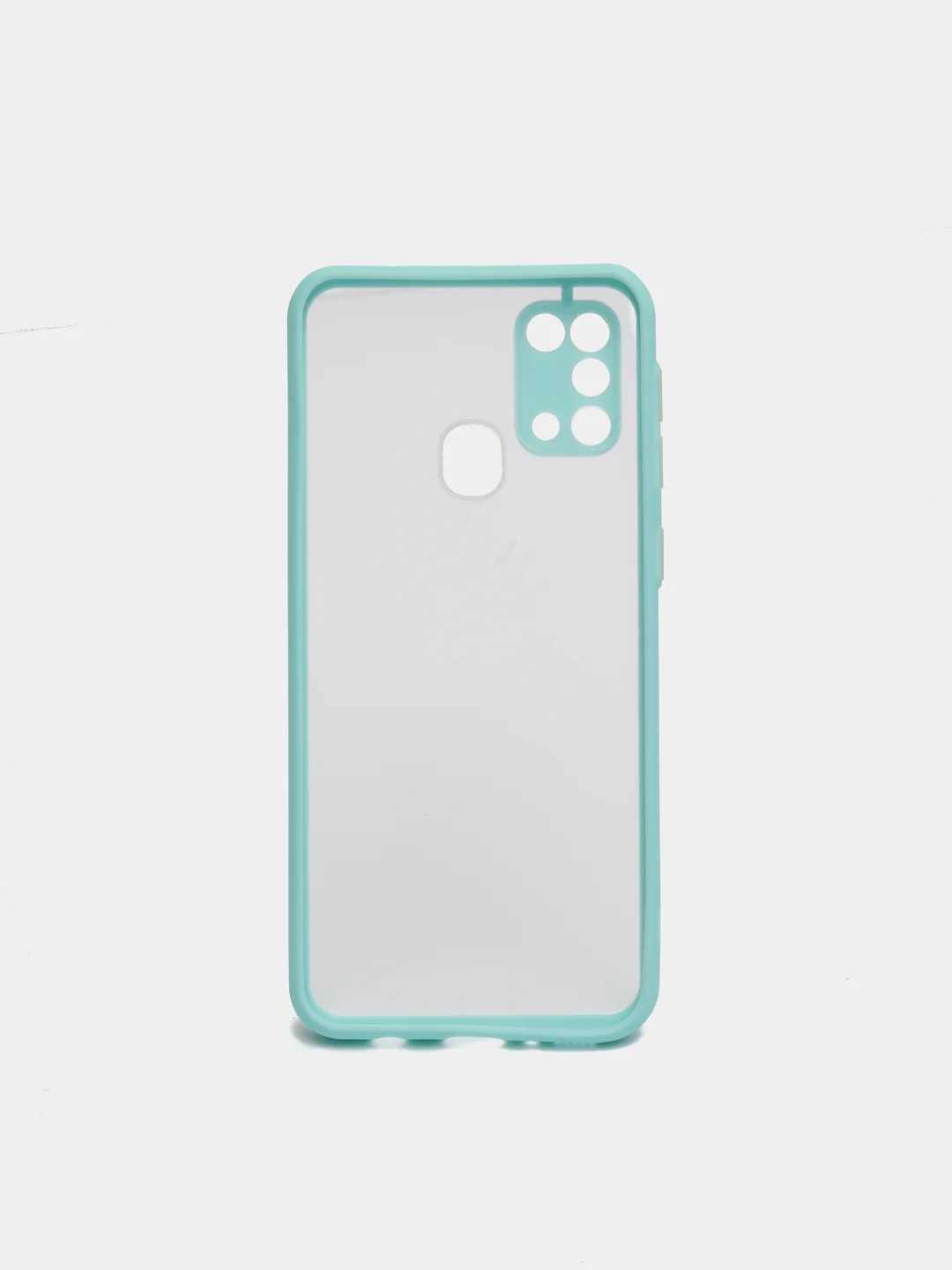 Голубой чехол для Huawei PSmart 2021 / Huawei Y7A / Enjoy 20 SE  матовый пластиковый